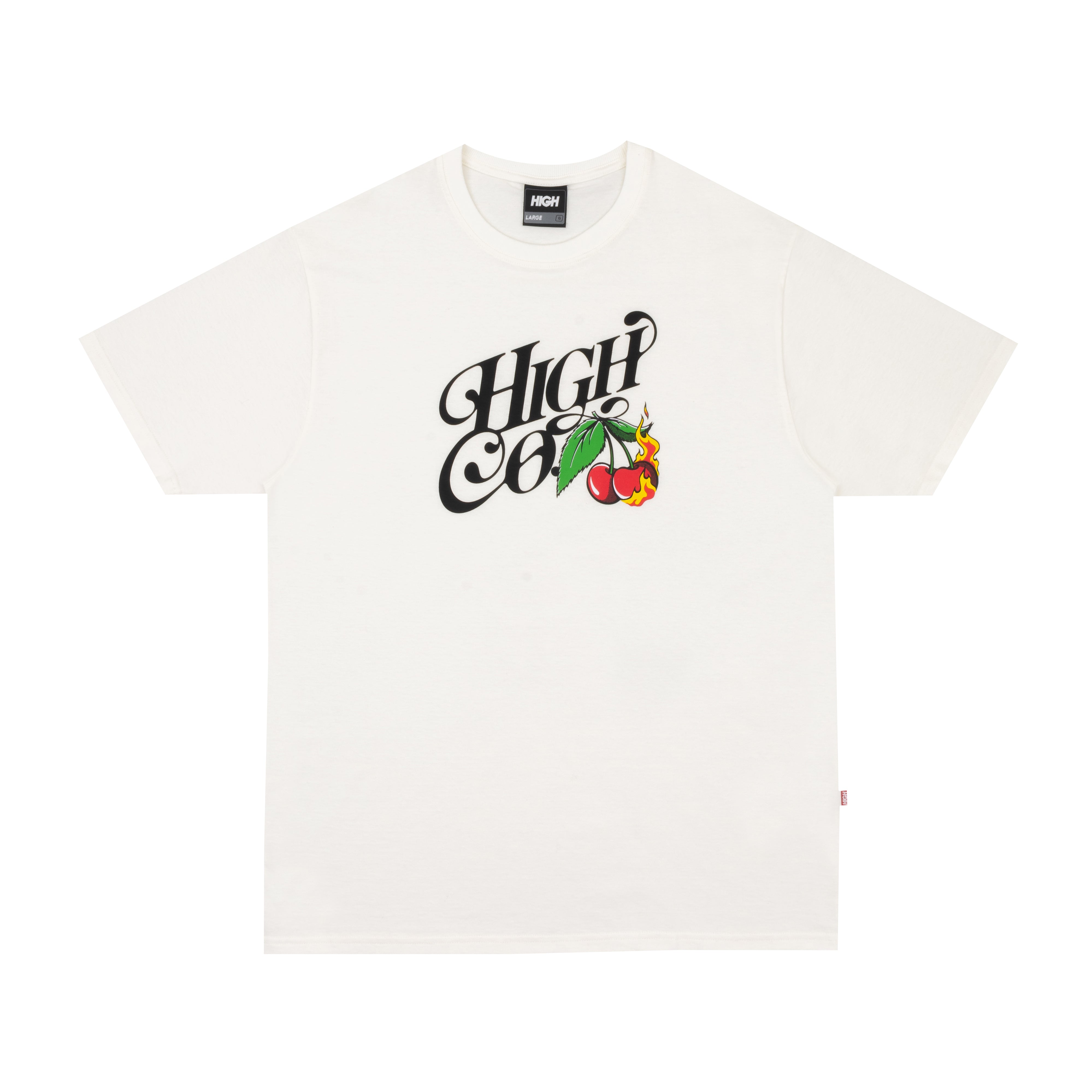 HIGH - Camiseta Cherry White